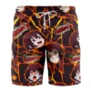 Megumin Konosuba Swim Trunks Board Shorts FRONT Mockup - Konosuba Merch